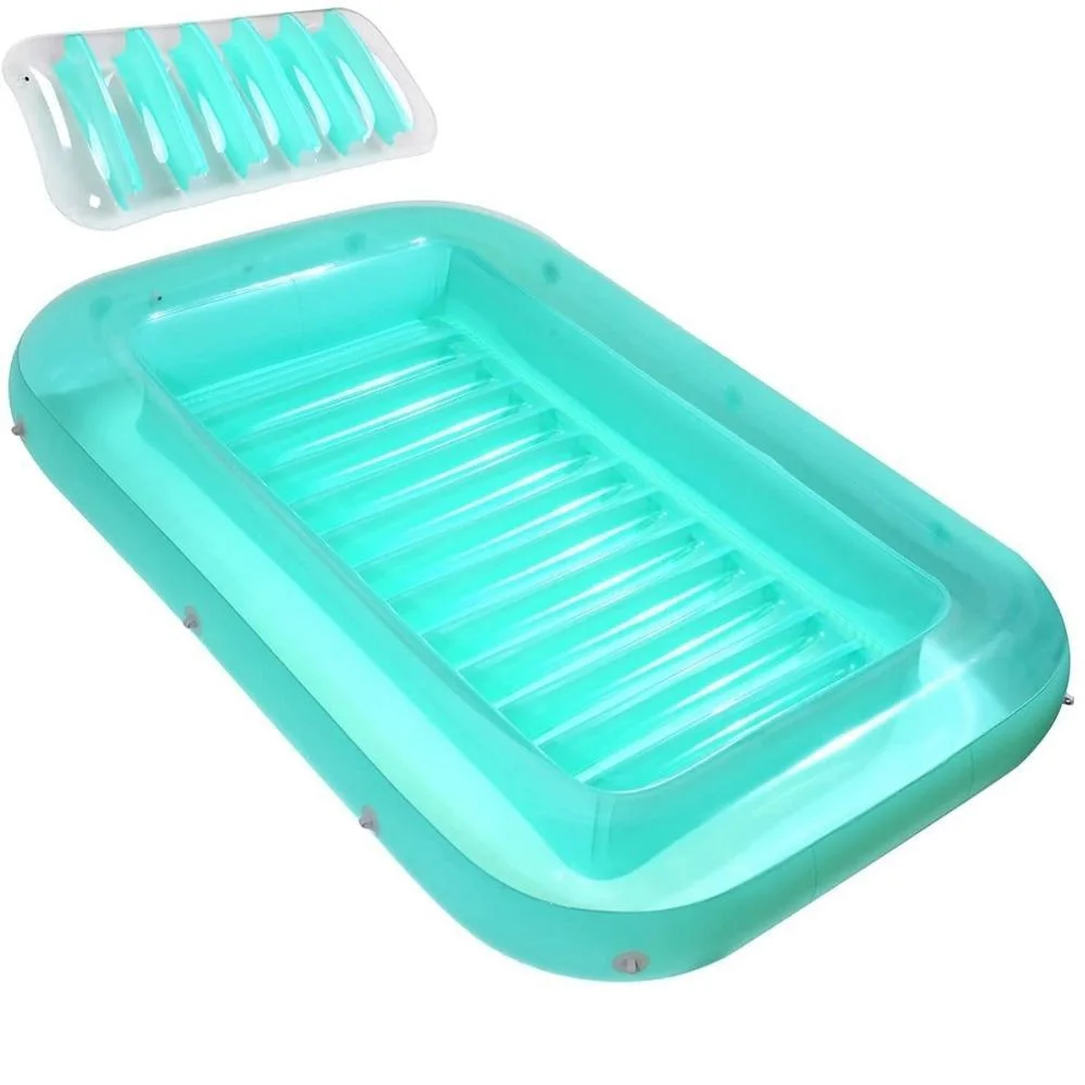 Suntan Raft Float Inflatable Tanning Personal Blow up Pool Pool Lounge Float Bl20642