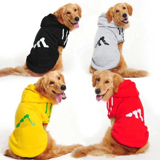 Pequeno grande cão Golden Retriever Fleece Hoodies roupas acessórios para animais de estimação